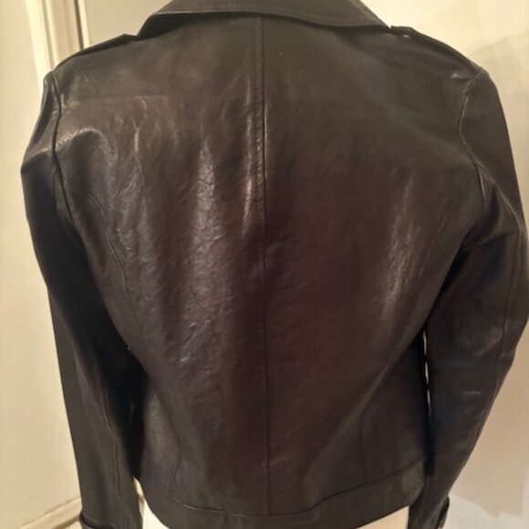 Michael Kors moto leather jacket - Picture 4 of 6